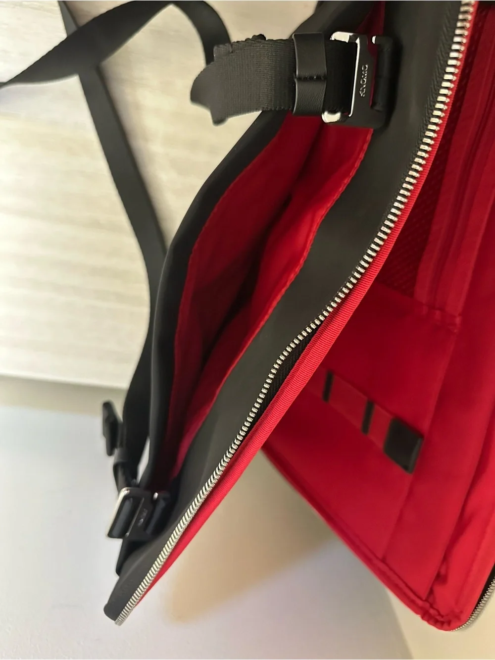 Knomo Slim Black Laptop and Document Bag